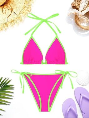 Tempt Me Women String Plus Size Bikini Set 18W